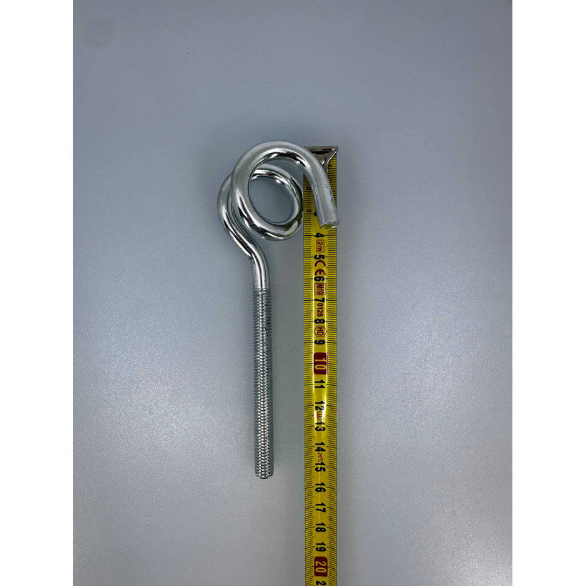 Dupla hintakampó menettel zn M10x150mm