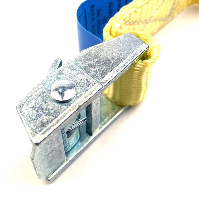 Egyrészes gyorsfeszítő pánt csattal és szabad véggel sárga 8M