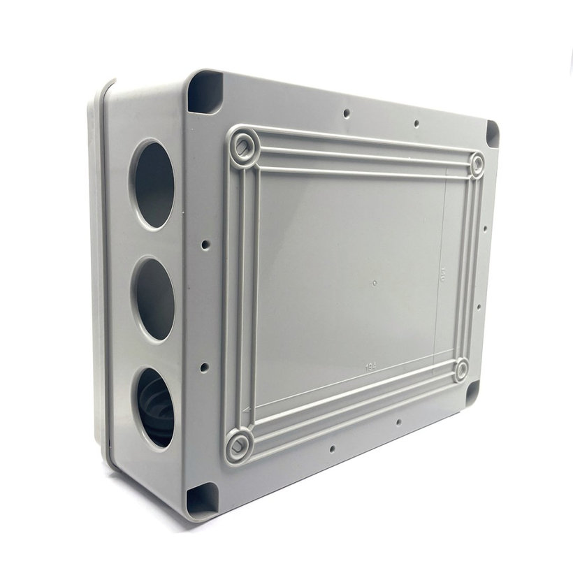 Kötődoboz, falon kívüli, műanyag csavarral IP65 310x230x130mm