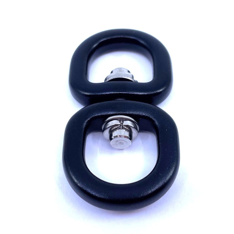 Forgó összekötő fekete 47x16mm