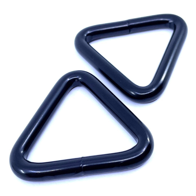 Hegesztett háromszög fekete 4x25mm