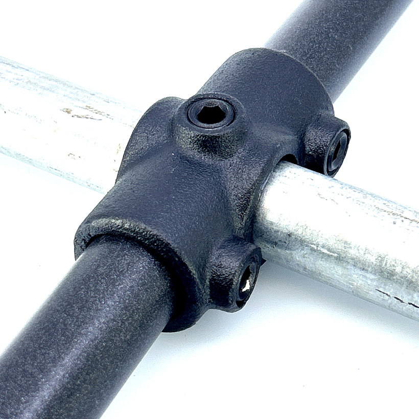 Kötőelem X-alakú 27 mm - fekete