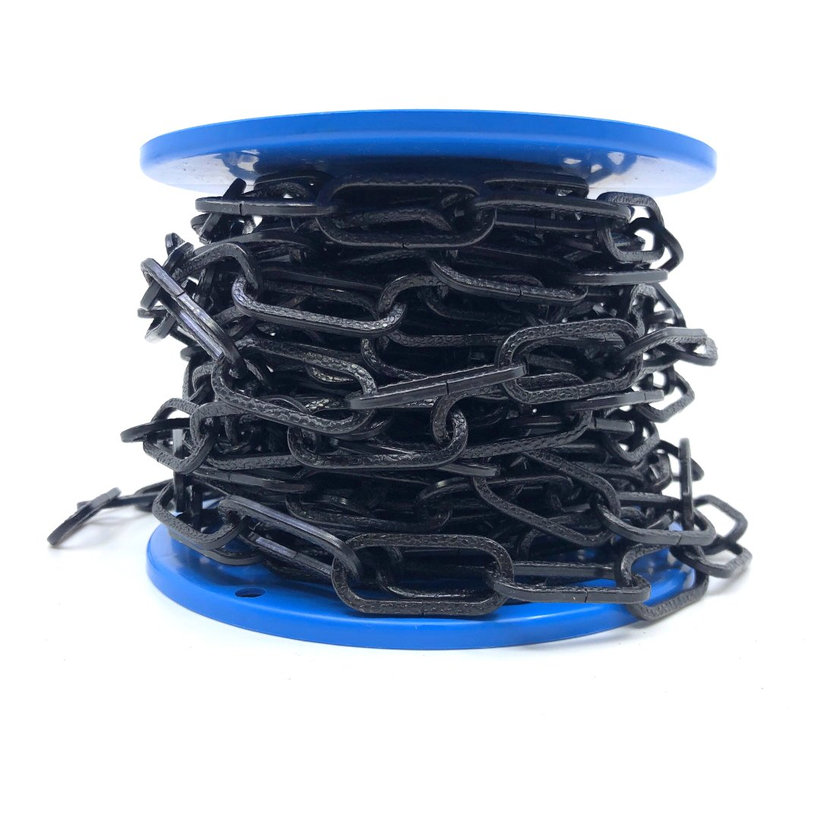 Dekoratív lánc kovácsolt fekete 3mm