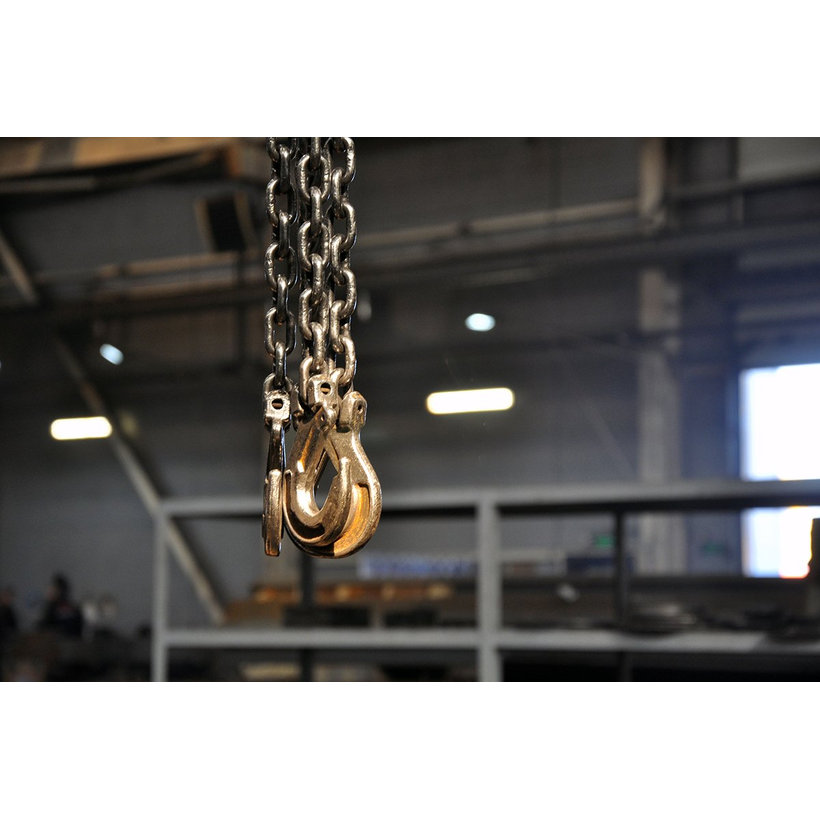 Láncos felfüggesztés kampó-kampó 80 o. (1 m, 1120 kg, 6 mm)