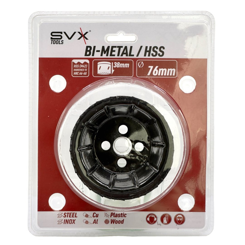 Bimetál korona 76mm