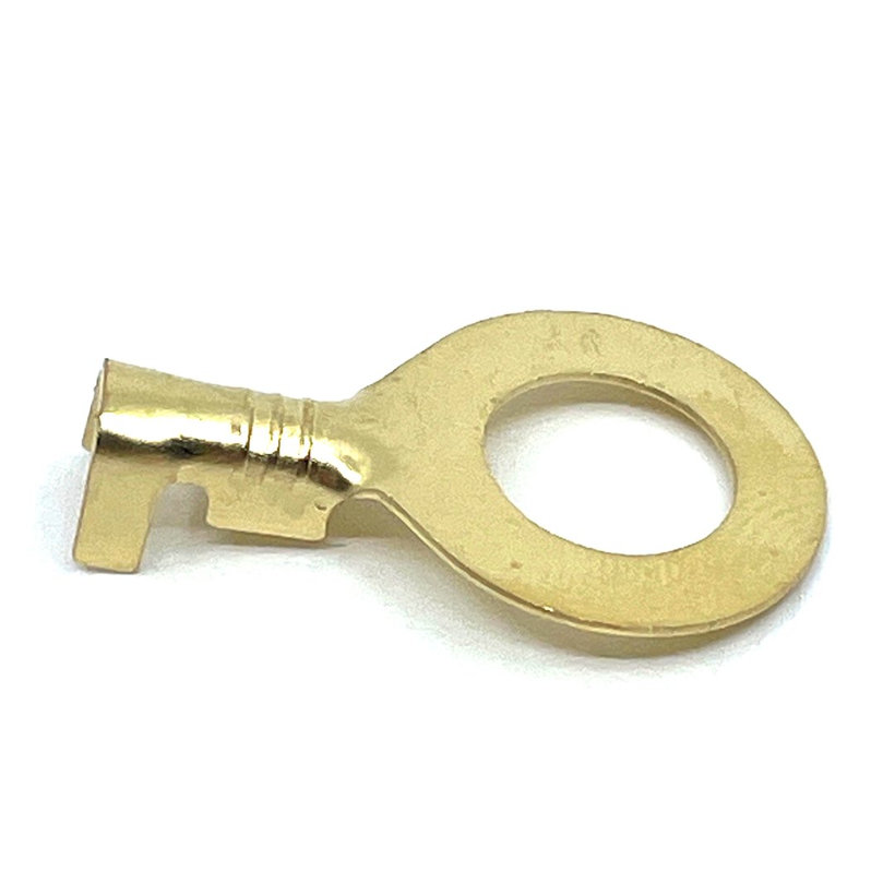 Sajtolható szigeteletlen szemes saru, sárgaréz - 100db 4mm²