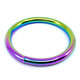 Hegesztett gyűrű szivárványos 3x15mm