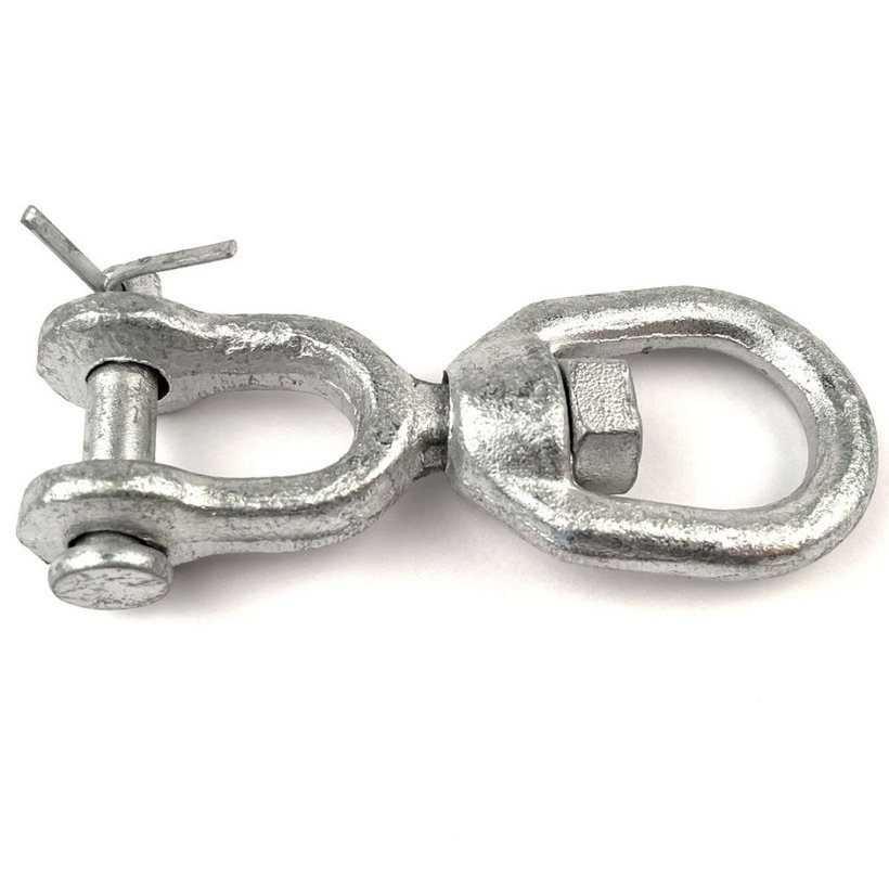 Forgószem villával tűzihorganyzott M8