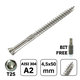 Rozsdamentes acél teraszcsavar süllyesztett fejjel 4,5x50mm 100db