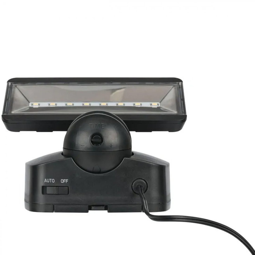 Szolár LED reflektor PIR mozgásdetektorral antracit