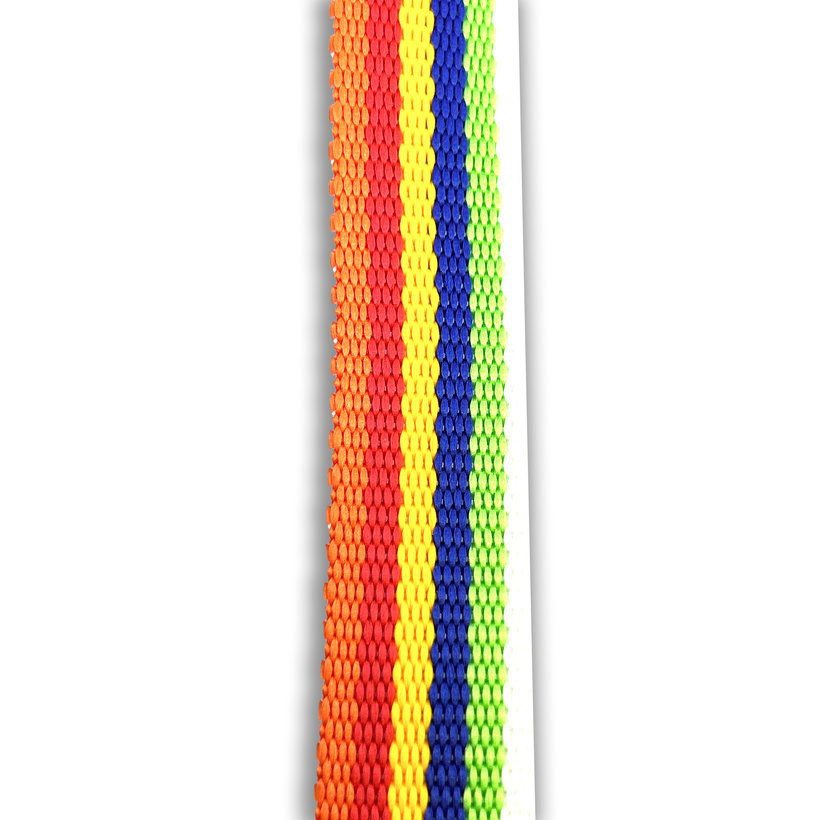 PPV pántszalag 25mm szivárvány