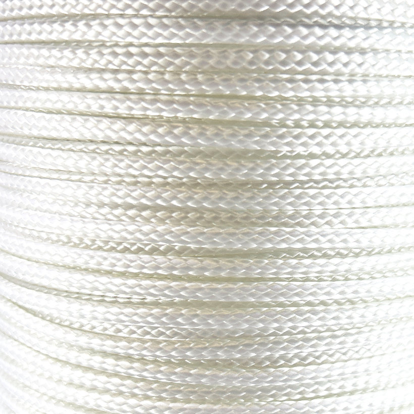 PA fonott kötél mag nélkül, fehér, 16 pr 3mm