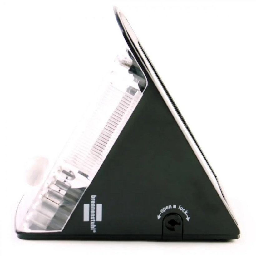 Szolár LED fali lámpa PIR mozgásdetektorral fekete