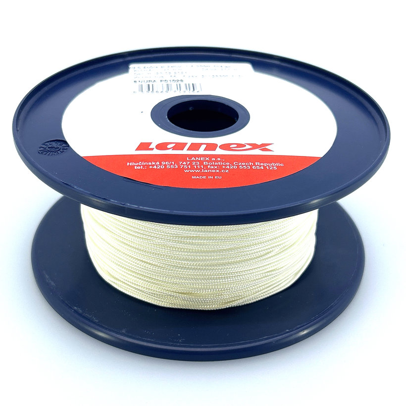 PES zsalu zsinór fehér 16pr 1,4mm