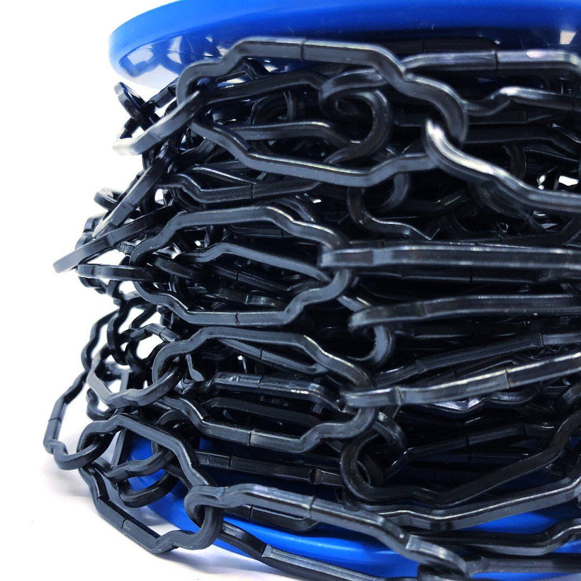 Dekoratív csillár lánc/fekete cink 2,8mm