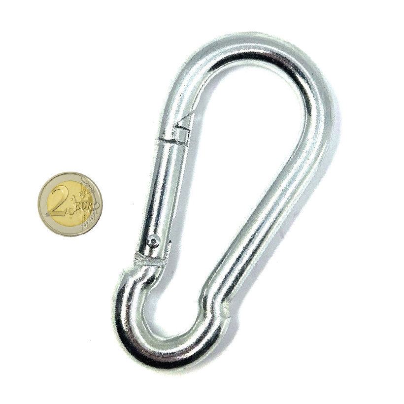 Tűzoltó karabiner zn DIN 5299C 12mm