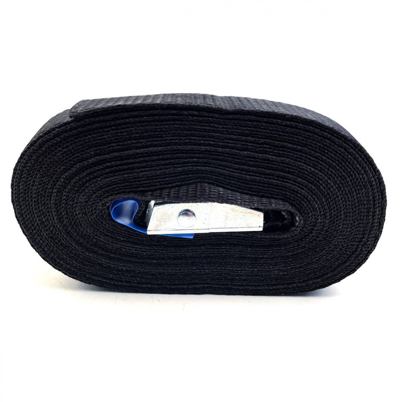 Egyrészes gyorsfeszítő pánt csattal és szabad véggel fekete 4M