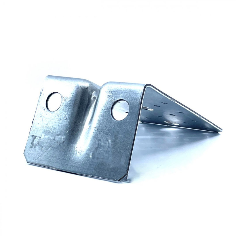 Erősített sarokösszekötő lemez formázással KP 145x70x90mm