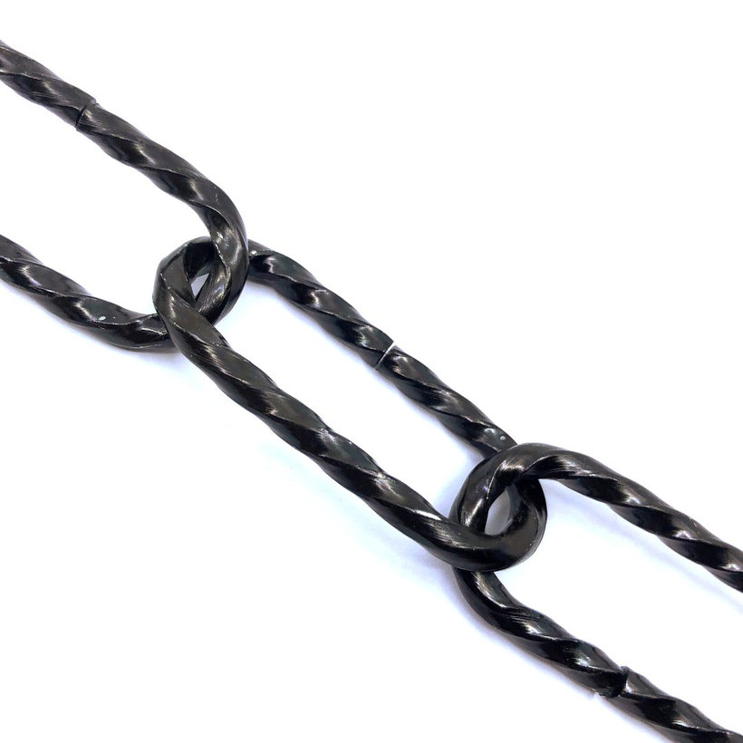 Dekoratív lánc/fekete 3,4mm
