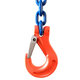 Láncos felfüggesztés szem-kampó 100 o. rövidítővel (0,5 m, 1400 kg, 6 mm)