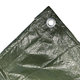 Takaróponyva 6x10m sötétzöld 65g/m²