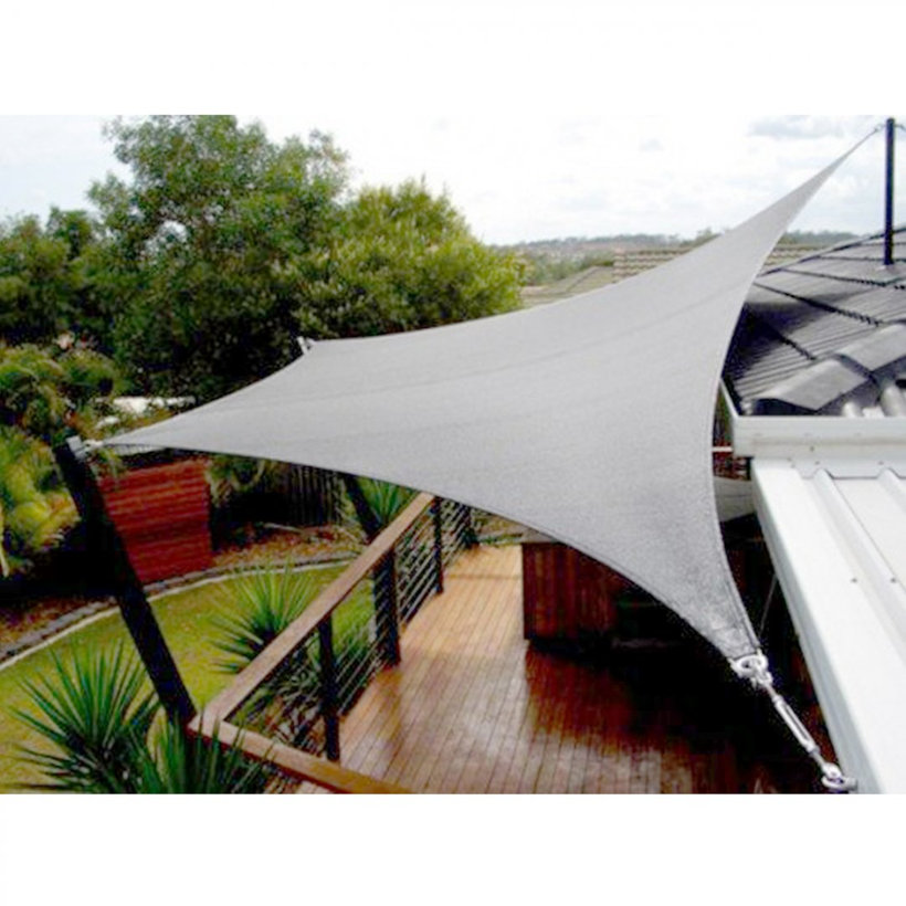 Árnyékoló ponyva antracit szürke 3,6x3,6