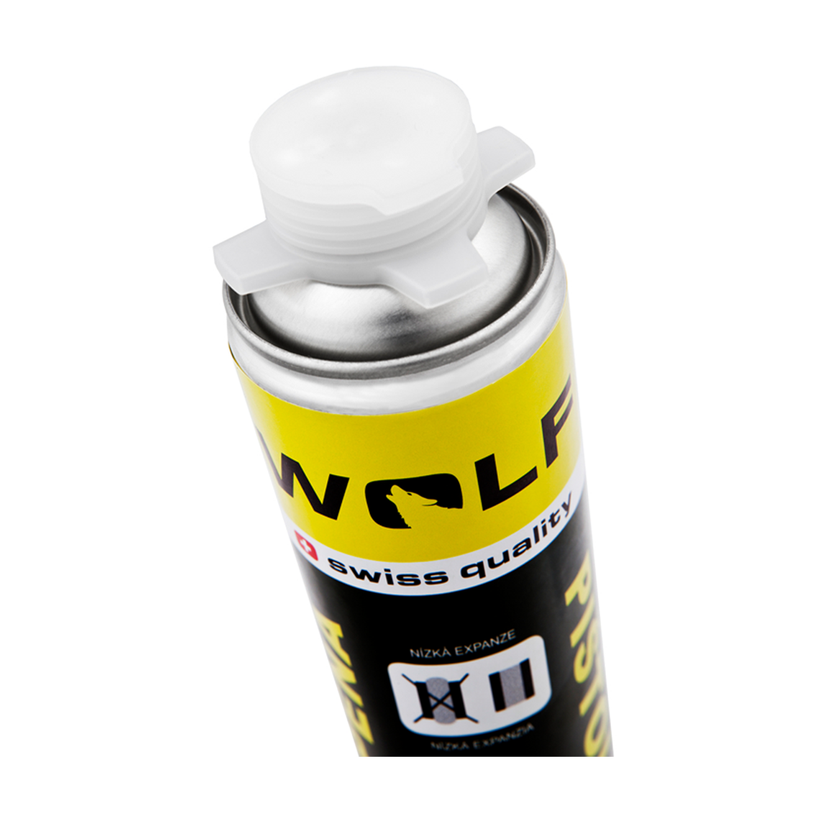 Szerelő (PUR) hab MEGA pisztolyos ALACSONY TÁGULÁSÚ - 10 db MEGA PACK 870ml