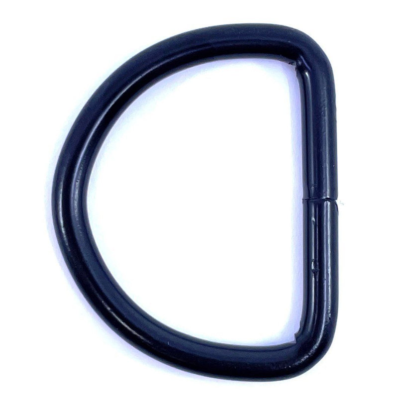 Hegesztett gyűrű D-alakú fekete 4,5x50mm