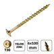 Faszerkezet építőcsavar lemezfejjel TX30 6x100mm