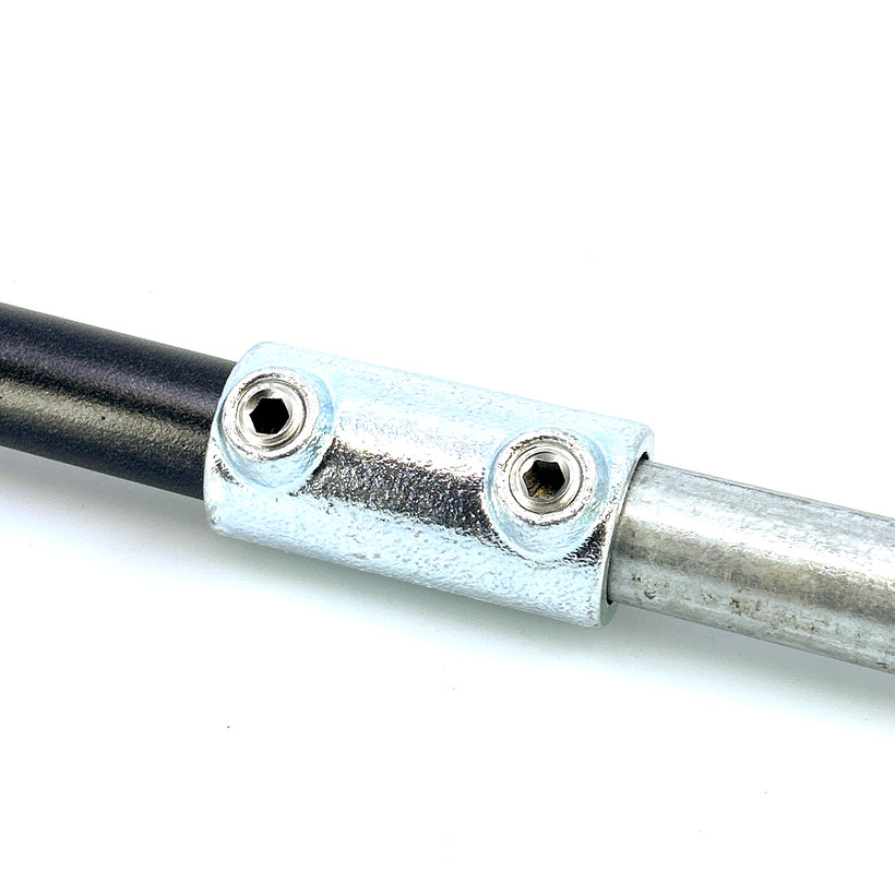 Cső alakú csatlakozó 27 mm - horganyzott