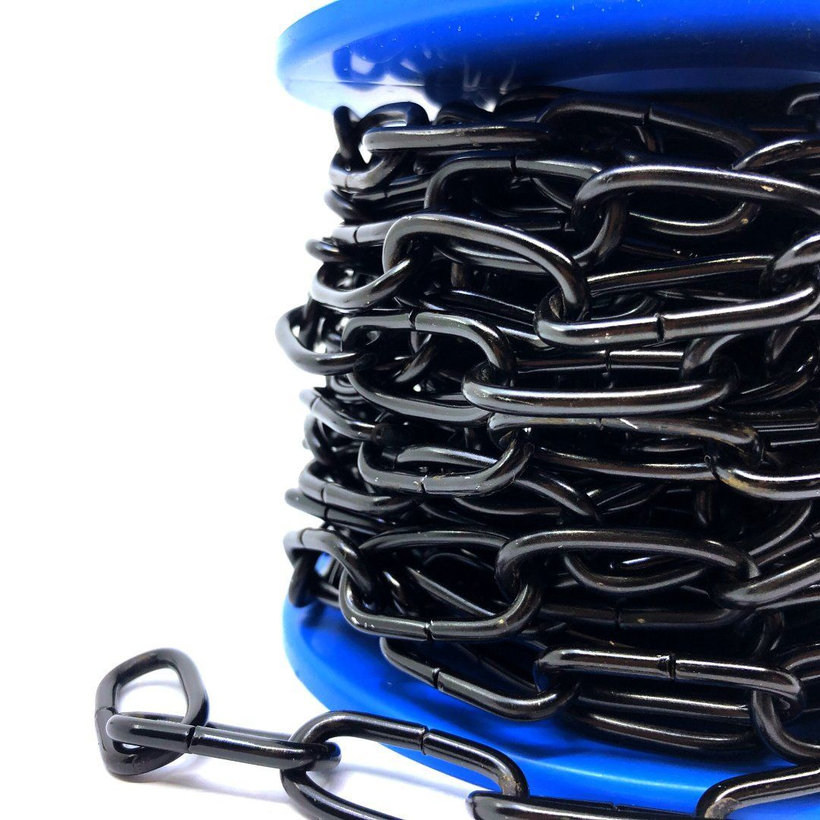 Dekoratív lánc/fekete 3mm