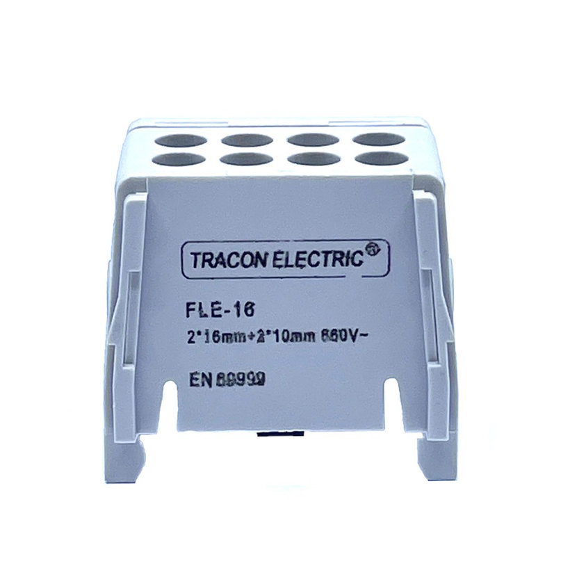 Főáramköri leágazó kapocs, sínre szerelhető, szürke