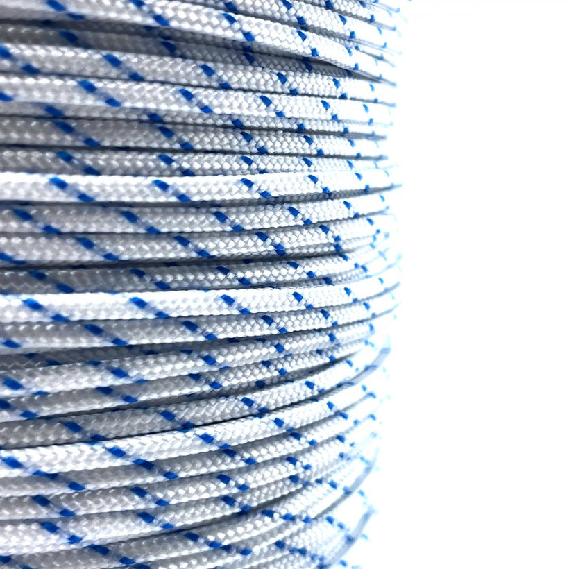 PES kötél maggal, fehér 16pr 3mm