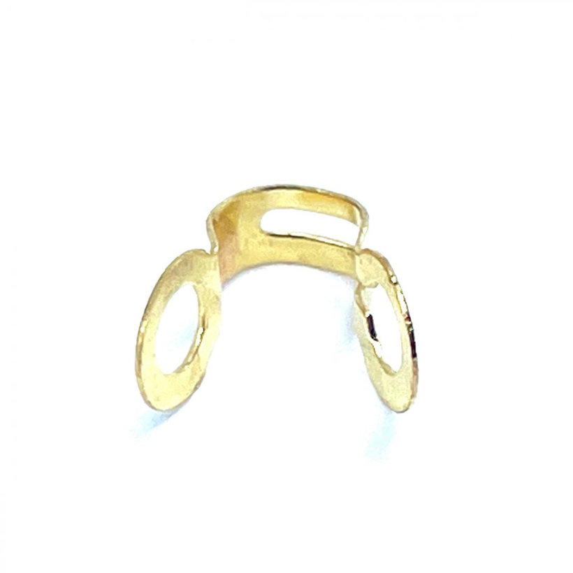 Vég golyós láncra sárga cink 3,2-3,6mm