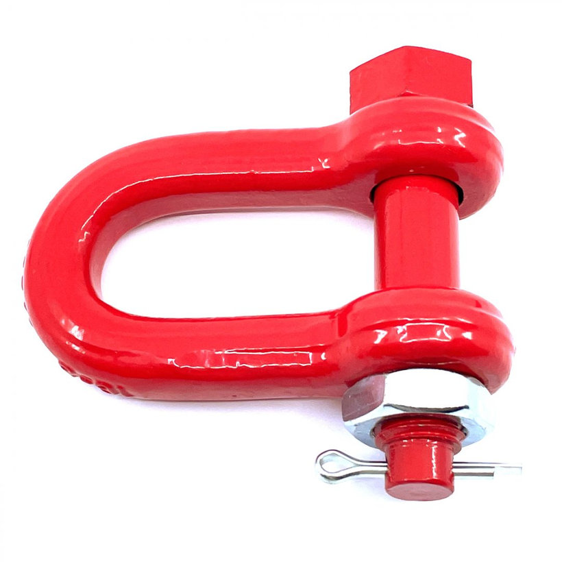 Szilárd kengyel D alakú, 80 o. piros 13mm