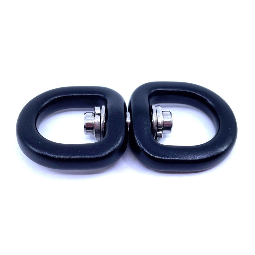 Forgó összekötő fekete 47x16mm