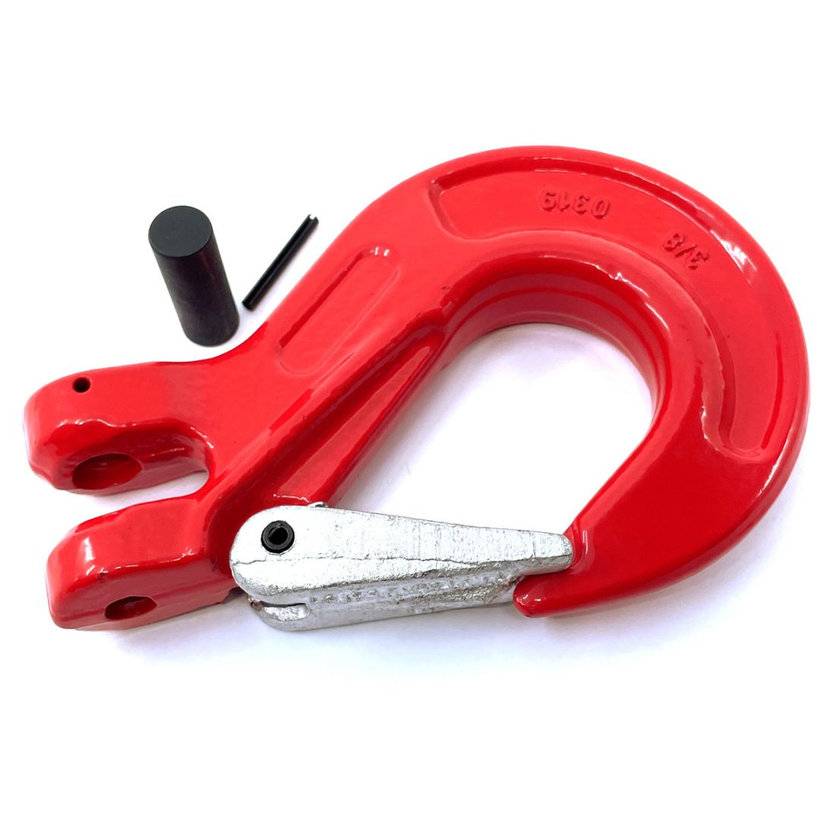 Kampó láncra HVX 80 o. piros 6mm