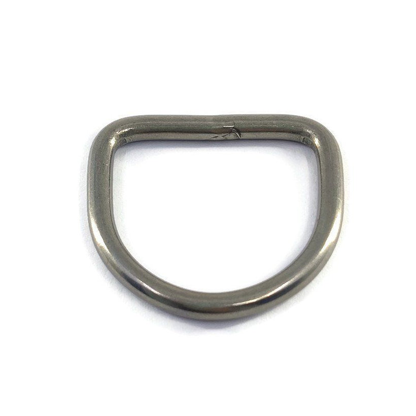 Rozsdamentes acél gyűrű hegesztett D-alak A4 6 mm