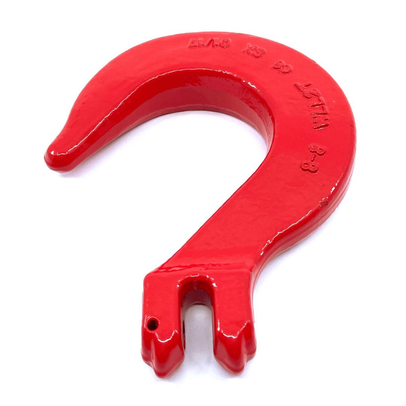 Öntödei kampó láncra 80 o. piros 6mm