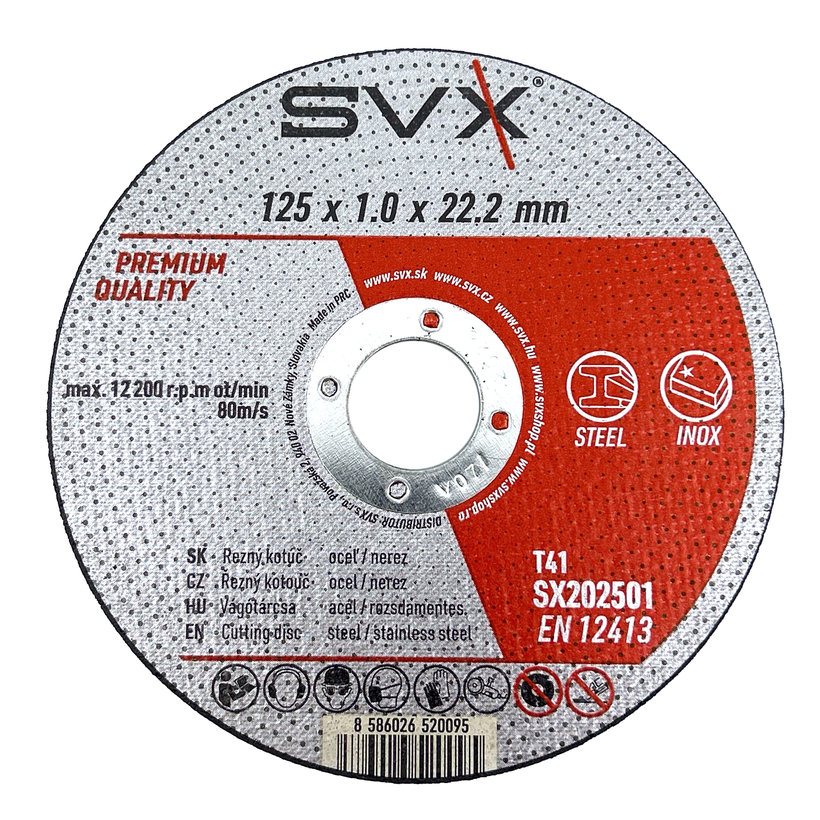 Vágókorong 125×1,0×22,2 mm