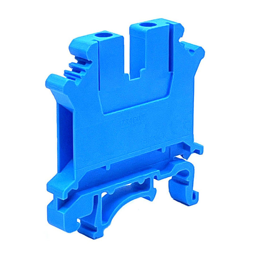 Nullavezető ipari sorozatkapocs, csavaros, sínre 4mm²