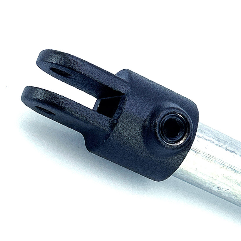 Paneltámogató csatlakozó 27 mm - fekete