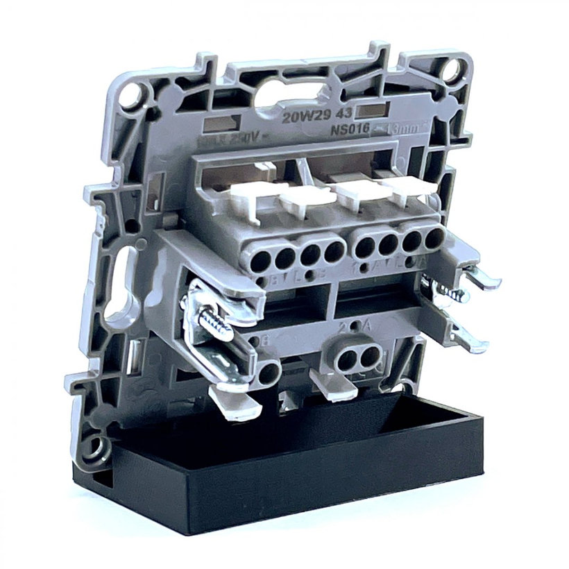 Niloé kapcsoló 6+6.sz. fehér