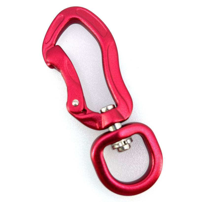 Alumínium karabiner zár nélkül 74 mm - piros