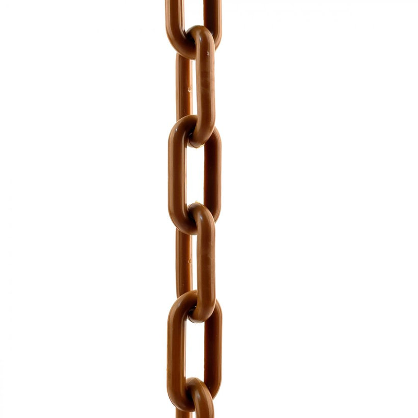 Műanyag lánc réz barna 8mm