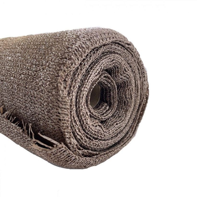 Árnyékoló háló barna 95% - hosszúság 25m - magasság 1,8m