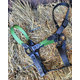 Forgó karabiner felülnyomással, fekete 80x25mm
