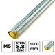 Menetes rúd DIN 975 8.8 zn M5x1000