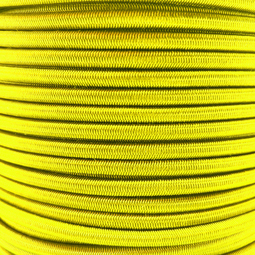 Gumikötél gumi maggal sárga PP 5mm