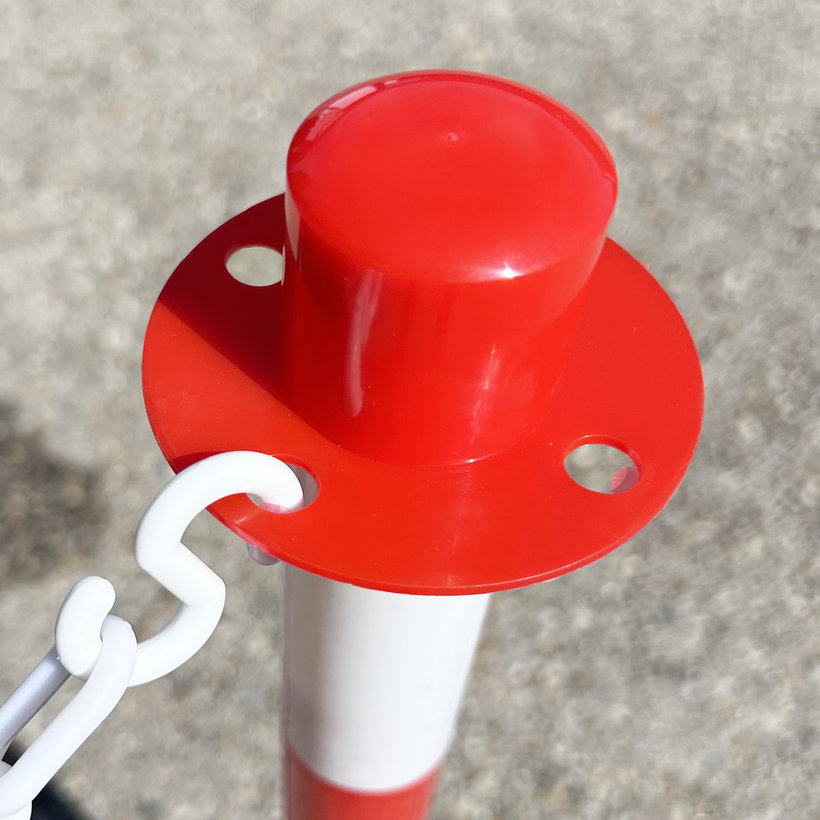 Horog műanyag láncokhoz fehér 8mm